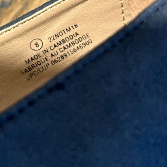 💙 GEORGE – Navy Slip-On Sneakers – Size 8 - Picture 3 of 7